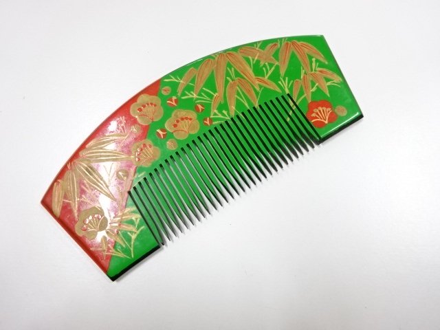 JAPANESE KIMONO / ANTIQUE MAKIE COMB